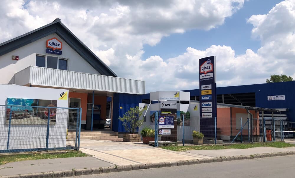 Iso Thermo Szentendre építőanyag kereskedés bejárat