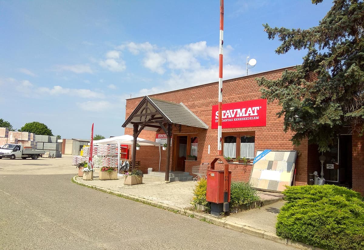 Stavmat Balatonfured telep bejárat