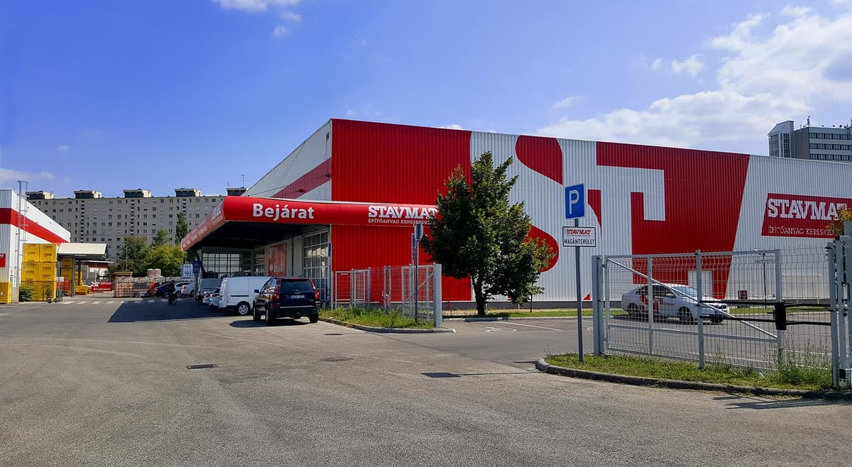 Stavmat Budapest Ceglédi út építőanyag telep