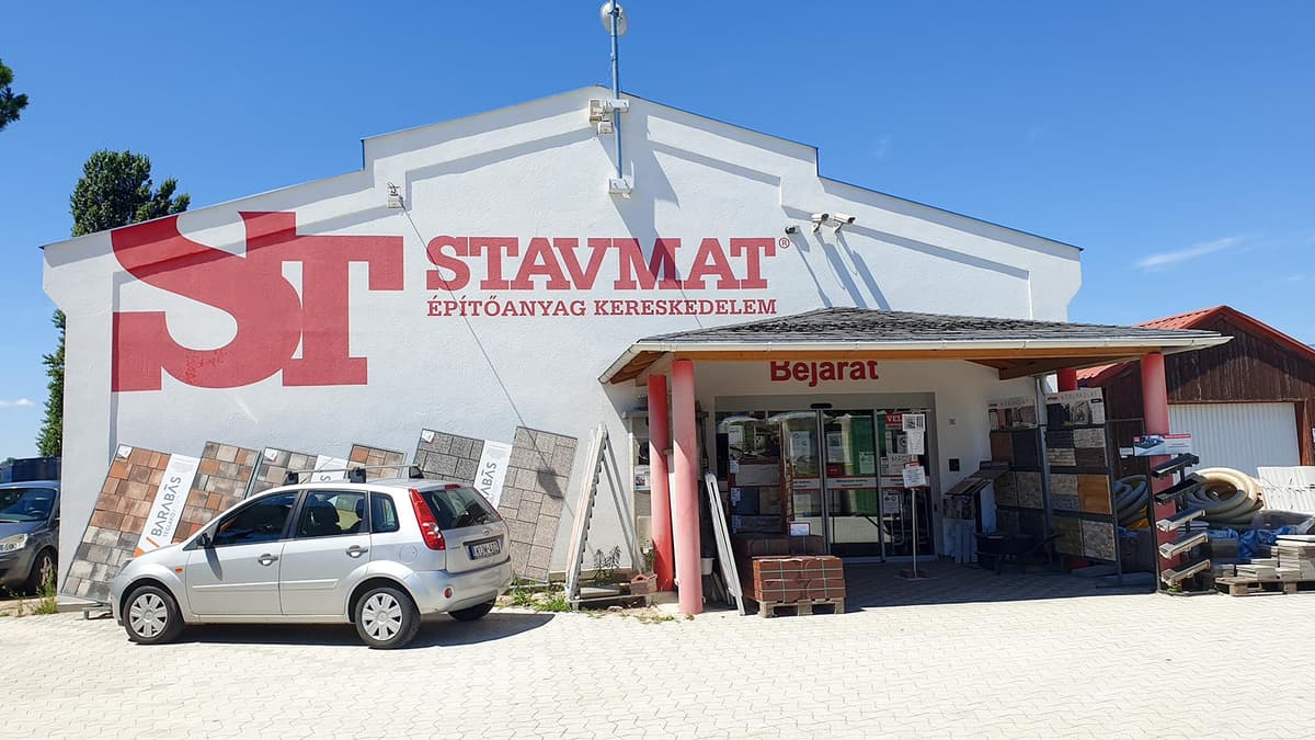 Stavmat Keszthely bejárat