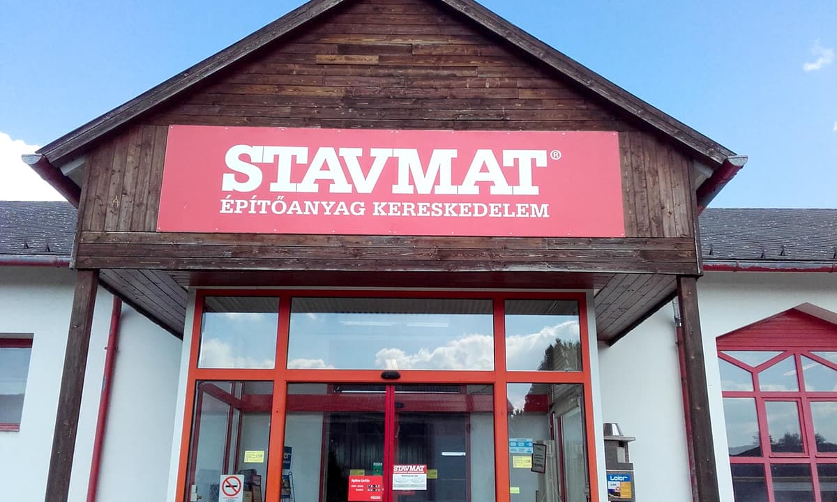 Stavmat Marcali bejárat