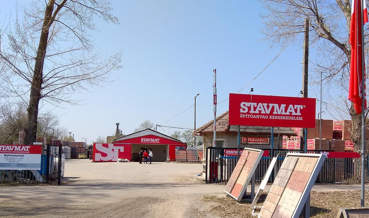 Stavmat Szeged építőanyag telep