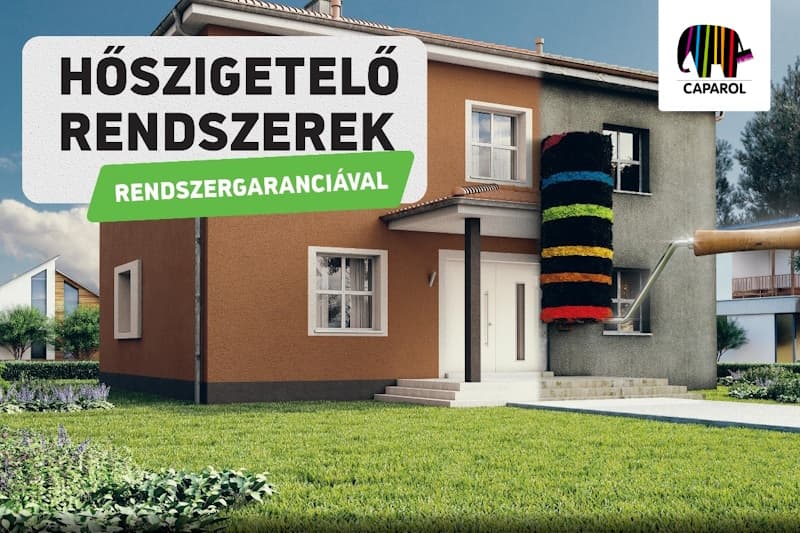 Hőszigetelő rendszerek rendszergaranciával – Caparol referenciaház hőszigetelés előtti és utáni állapotban